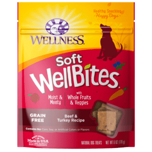 Wellness Wellbites Beef & Turkey Soft & Chewy Treat for Dogs