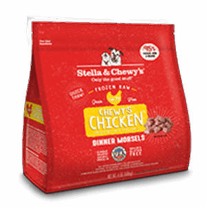 Stella & Chewys Raw Frozen Chicken Morsels Formula for Adult Dogs