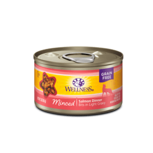 Wellness Salmon Minced Canned Food for Adult Cats