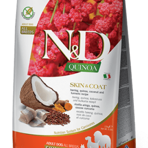 Farmina N&D Quinoa: Skin & Coat Herring Dry Food for Adult Dogs
