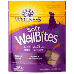 Wellness Wellbites Chicken & Venison Soft & Chewy Treat for Dogs