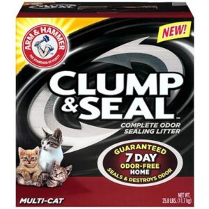 Arm & Hammer Clump & Seal Multi-Cat Litter - 14lbs