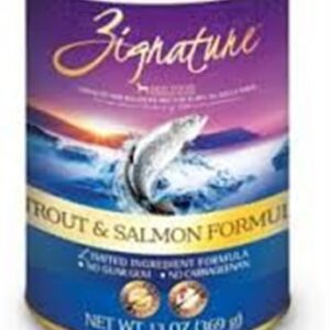Zignature Grain Free Limited Ingredient Trout & Salmon Recipe for Adult Dogs - 13oz