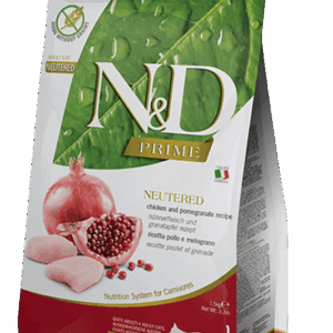 Farmina N&D Prime: Chicken & Pomegranate Recipe for Neutered Cats
