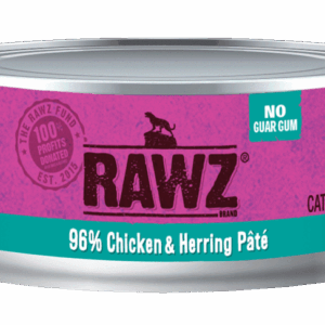 RAWZ 96% Chicken & Herring Pate Canned Food for Cats