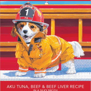 RAWZ Aujou Aku Tuna, Beef & Beef Liver Pouches for Dogs