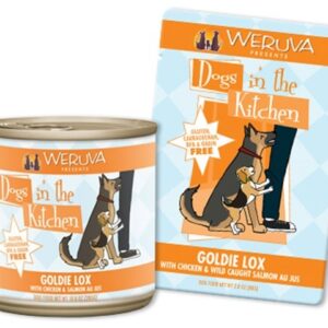 Weruva Dogs in the Kitchen Goldie Lox Cans and Pouches for Adult Dogs