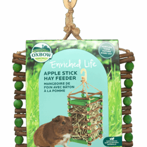Oxbow Enriched Life Apple Stick Hay Feeder Toy for Small Animals