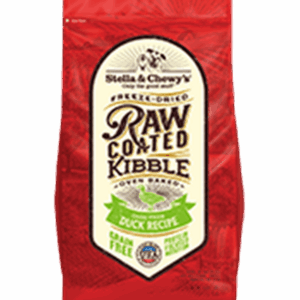 Stella & Chewys Raw Coated Cage Free Duck Kibble for Adult Dogs - 3.5lbs