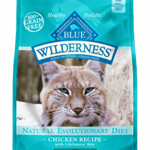 Blue Wilderness Grain Free Indoor Hairball Recipe for Adult Cats - 5lbs