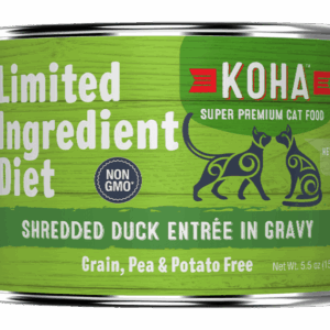 Koha Limited Ingredient Diet Shredded Duck Canned Food for Adult Cats