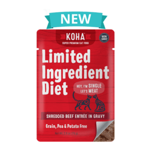 Koha Limited Ingredient Diet Shredded Beef Canned Food for Adult Cats