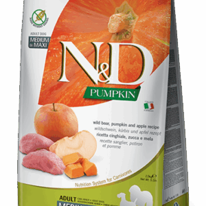 Farmina N&D Pumpkin: Boar & Apple Dry Food for Medium/Maxi Adult Dogs