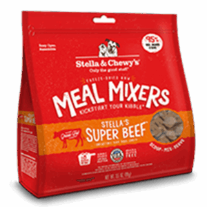 Stella & Chewys Freeze Dried Super Beef Meal Mixers for Dogs