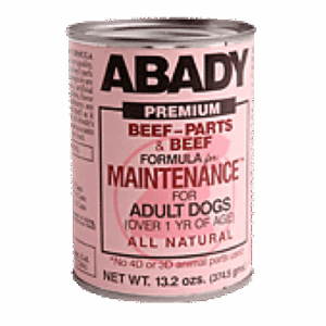 Abady Premium Beef Parts & Beef Formula for Dogs - 12.6oz