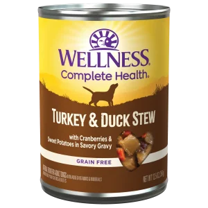 Wellness Homestyle Turkey & Duck Stew Canned Food for Adult Dogs