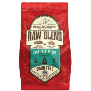 Stella & Chewys Raw Blend Cage Free Poultry Kibble for Adult Dogs - 3.5lbs