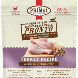 Primal Pronto Raw Frozen Turkey Formula for Cats - 1lb