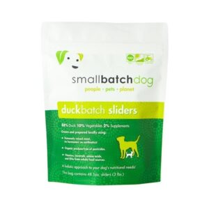 Smallbatch Freeze Dried Duck Sliders for Dogs