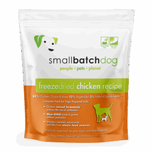 Smallbatch Freeze Dried Chicken Sliders for Dogs