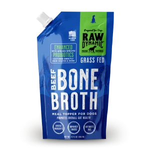 Raw Dynamic Frozen Beef Broth for Dogs - 12oz