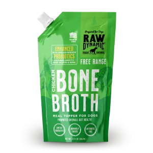 Raw Dynamic Frozen Chicken Broth for Dogs - 12oz