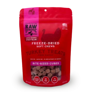 Raw Dynamic Freeze-Dried Turkey Treats for Pets - 1.5oz