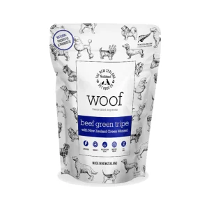 New Zealand WOOF Freeze-Dried Beef Green Tripe for Dogs - 1.4oz